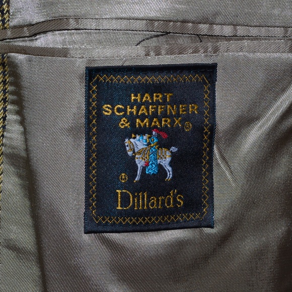 HSM Hart Schaffner Marx 38R Sport Coat Blazer Suit - Picture 8 of 8